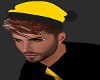 Yellow Black Hat & Hair