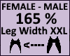 Leg Thigh 165% XXL