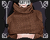 Brown Cosy Crop Sweater