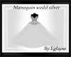 manequin wedd silver