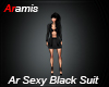 Ar Black Sexy Suit