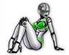 Sexy Robot Sticker
