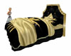 Gold and Black Bed