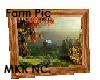 Framed Farm Picture