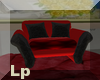 Lp:Red Single Sofa