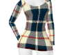 RL Plaid Dress Cream