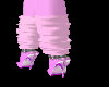pink boots w/leg warmers
