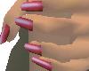 pretty pink nails :)