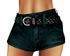 TF* Belted Shorts teal