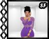 *SF* Iris Purple Dress