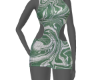 Green Fluid Dress