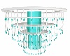 Elegant Teal Chandelier