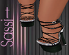 Black Strappy  Heels