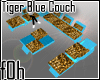 f0h Tiger-Blue Big Couch