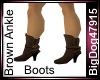 [BD]Brown Ankle Boots