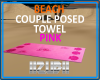 BEACH TOWEL (POSED) PINK