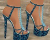 Blue Butterfly Heels