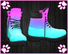 Neon Bi-Dye Boots