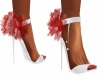 wht & red fairy shoe