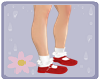Kids Red Xmas Shoes