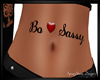Bo Heart Sassy Belly Tat