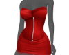 corset red dress