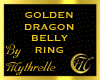 GOLDEN DRAGON BELLY RING