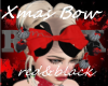 Xmas Bow red/black