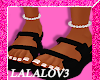 Black Rubber Sandals
