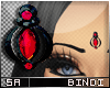 SA| Red Black Bindi