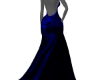 Blue Floral Sexy Dress