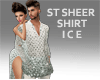 ST SHEER SHIRT ICE WHITE