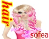 hair animated blondepink