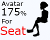 Avatar 175% Seat