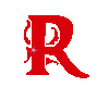 Letter R (2) Red Sticker