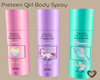 Preteen Body Spray Trio