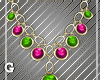Kiwi Pink Necklace