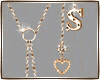 MVL❣Necklace|Heart & S