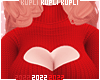 $K Valentine Red Sweater