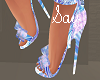 Pink/Blue Bow Heels