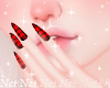 Red Plaid Nails