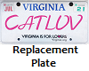 Replacement Plate CatLuv