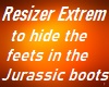 Resizer Feets Jurassic M