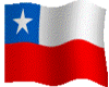 stikers bandera de chile