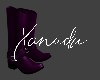 X Cowgirl Boot Purple B
