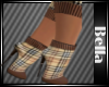 Brown Plaid Boots