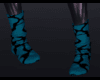 Cow Teal Socks (1)