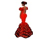 Full Red Flamenco