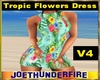 Tropic Flowers Dress