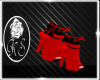 [KS] Black Red Boots